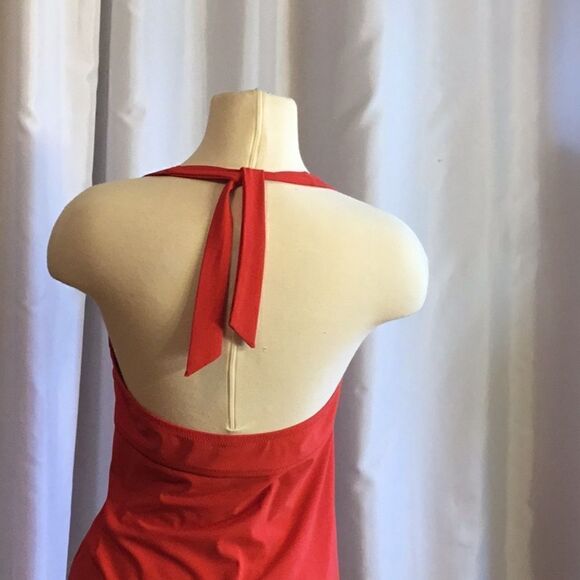 LANDS’ END swim suit with skirt type bottom - Picture 10 of 12